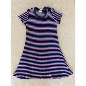 Xhilaration XL Girls Colorful Striped Knit Dress Made in USA Stretchy